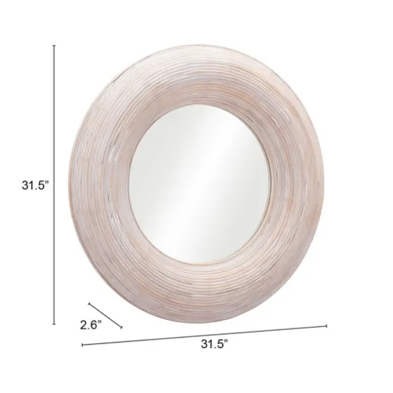 Light Layered Rings Framed Mirror-Kirkland's Home Cheap