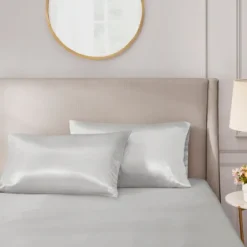 Light Satin Standard 2-Pc. Pillow Case Set-Kirkland's Home Fashion