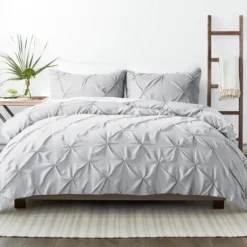 Light Soft Pinched 3-Pc. King Duvet Cover Set-Kirkland's Home Outlet