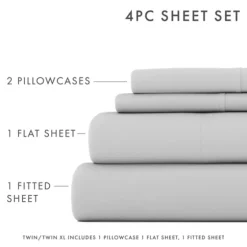 Light Ultra Soft 3-Pc. Twin Sheet Set-Kirkland's Home Online