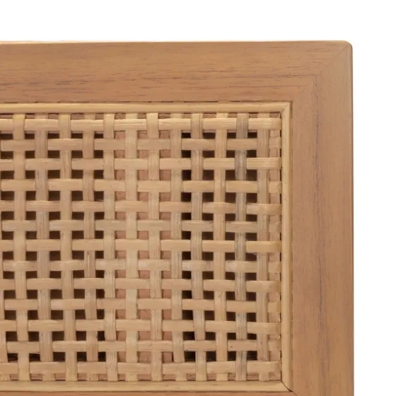 Light Wood And Cane 3-Drawer Chest-Kirkland's Home Fashion
