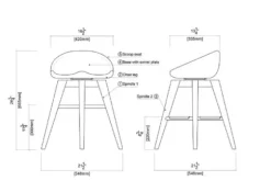 Light Wood Backless Swivel Counter Stool-Kirkland's Home Clearance