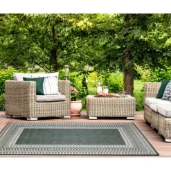 Linear Macy Indoor/Outdoor Area Rug, 7X9-Kirkland's Home Best Sale