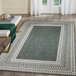 Linear Macy Indoor/Outdoor Area Rug, 4X7-Kirkland's Home Flash Sale