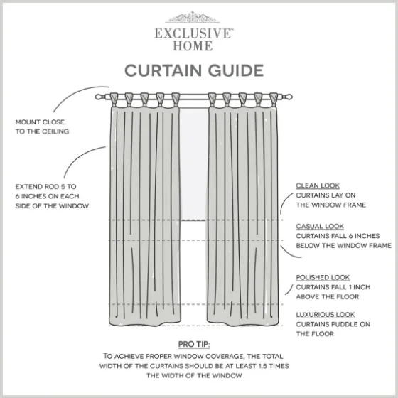 Linen Braided Top Curtain Panel Set, 84 In.-Kirkland's Home Sale