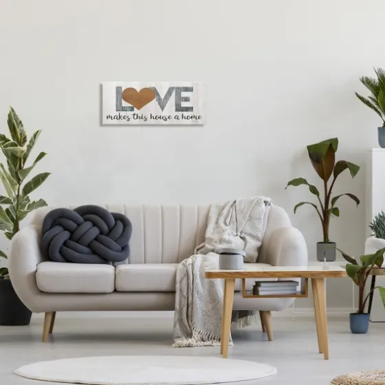 Love Makes This House A Home Canvas Wall Plaque-Kirkland's Home Store