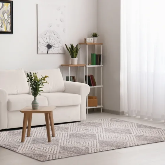 Luxe Diamond Outdoor Area Rug, 7X10-Kirkland's Home Online