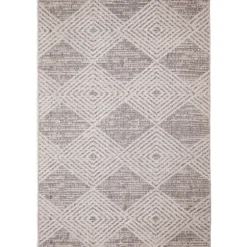 Luxe Diamond Outdoor Area Rug, 5X7-Kirkland's Home Shop