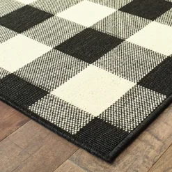 Madura Buffalo Check Outdoor Runner-Kirkland's Home Outlet