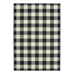Madura Buffalo Check Outdoor Area Rug, 5X7-Kirkland's Home Best