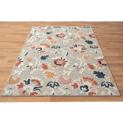Mara Floral Blossom Indoor/Outdoor Area Rug, 7X9-Kirkland's Home Sale