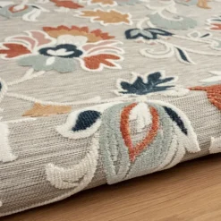 Mara Floral Blossom Indoor/Outdoor Area Rug, 7X9-Kirkland's Home Sale