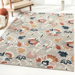 Mara Floral Blossom Indoor/Outdoor Area Rug, 5X7-Kirkland's Home New