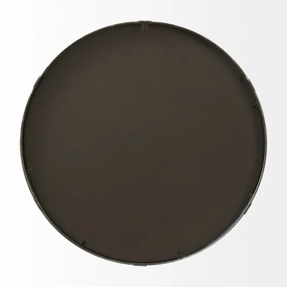 Maria Brushed Gold Round Wall Mirror-Kirkland's Home Fashion