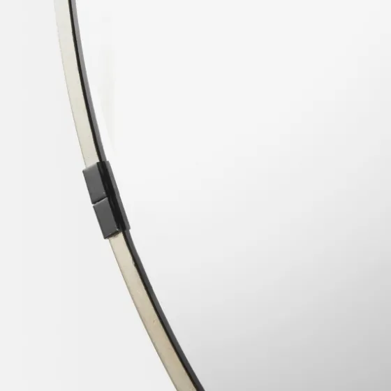 Maria Brushed Gold Round Wall Mirror-Kirkland's Home Fashion