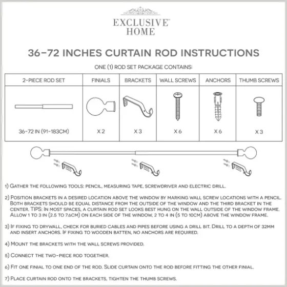 Matte Black Modern Twist Curtain Rod, 72 In.-Kirkland's Home Outlet
