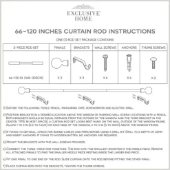 Matte Bronze Catherine Curtain Rod, 120 In.-Kirkland's Home Cheap