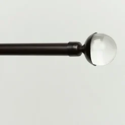 Matte Bronze Eleanor Curtain Rod Set, 120 In.-Kirkland's Home Best Sale