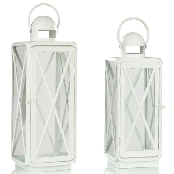 Matte Lattice Lanterns, Set Of 2-Kirkland's Home Discount