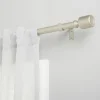 Matte Nickel Rhys Cylinder Curtain Rod, 72 In.-Kirkland's Home Discount