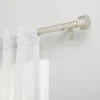 Matte Nickel Stacked Cylinder Curtain Rod, 72 In.-Kirkland's Home Flash Sale