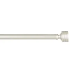 Matte Nickel Stacked Cylinder Curtain Rod, 72 In.-Kirkland's Home Flash Sale