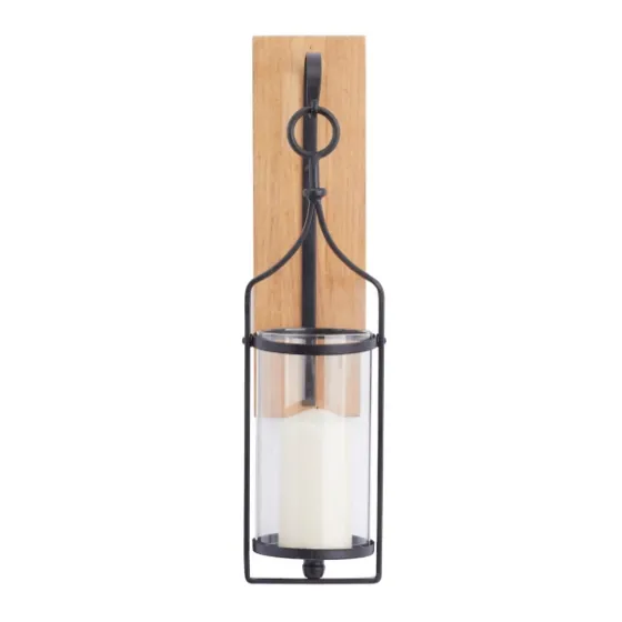 Matte Poplar Wood Sconce-Kirkland's Home Clearance