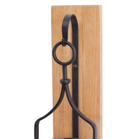 Matte Poplar Wood Sconce-Kirkland's Home Clearance