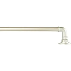 Matte Silver Hyde Wrap Around Curtain Rod, 120 In.-Kirkland's Home Hot