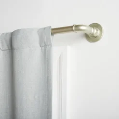 Matte Silver Hyde Wrap Around Curtain Rod, 72 In.-Kirkland's Home Best