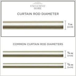 Matte Silver Hyde Wrap Around Curtain Rod, 72 In.-Kirkland's Home Best