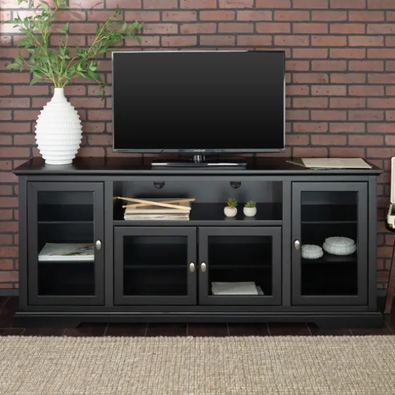 Matte Wood Highboy Tv Stand-Kirkland's Home Hot