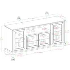 Matte Wood Highboy Tv Stand-Kirkland's Home Hot
