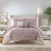 Mauve Scorro 5-Pc. King Comforter Set-Kirkland's Home Discount