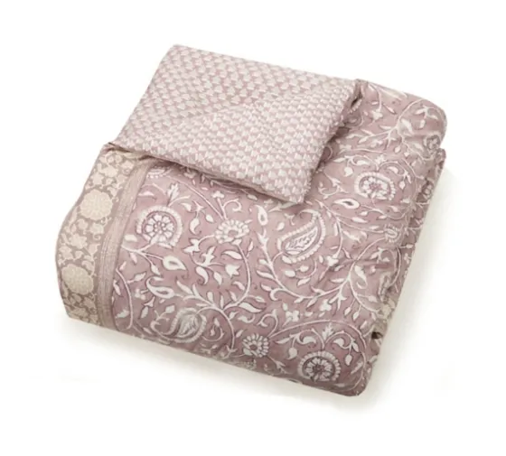 Mauve Scorro 5-Pc. King Comforter Set-Kirkland's Home Discount