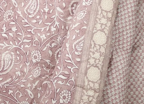 Mauve Scorro 5-Pc. Queen Comforter Set-Kirkland's Home Best