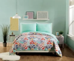 Mayflower Blue 2-Pc. King Bedding Quilt Set-Kirkland's Home Fashion