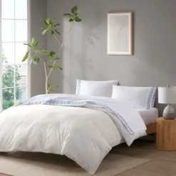 Medallion Hem Microfiber 4-Pc. Queen Sheet Set-Kirkland's Home Shop