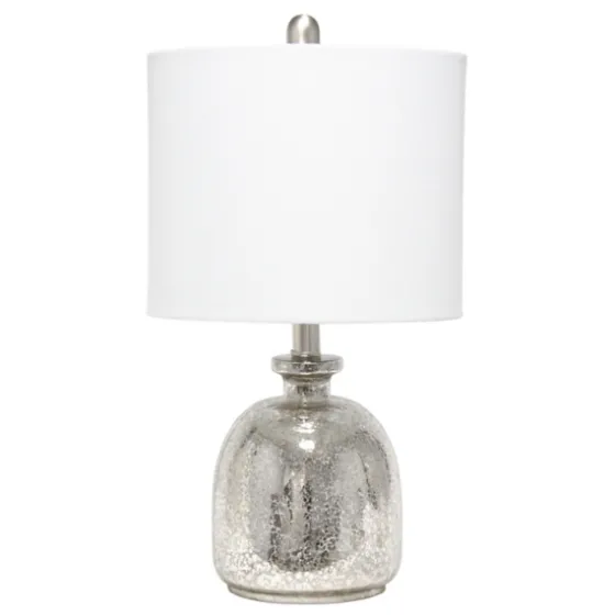 Mercury Hammered Glass Shade Table Lamp-Kirkland's Home Outlet