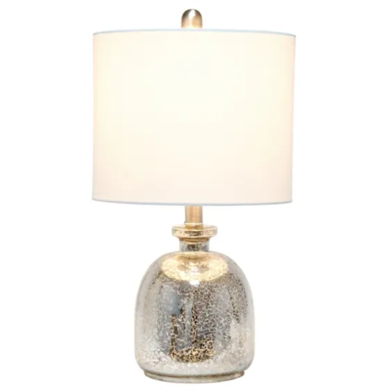 Mercury Hammered Glass Shade Table Lamp-Kirkland's Home Outlet
