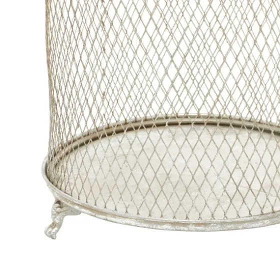 Metal Bird Cage Cloche Lanterns, Set Of 2-Kirkland's Home Cheap