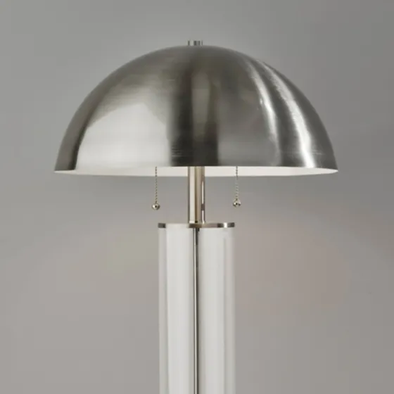 Metal Dome And Clear Glass Table Lamp-Kirkland's Home Fashion