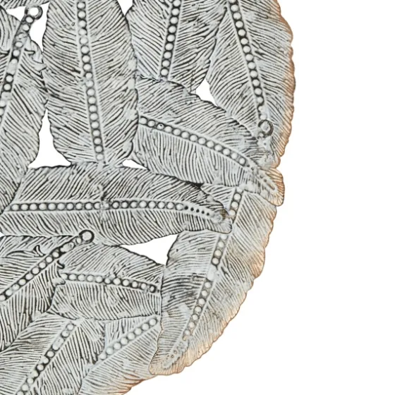 Metal Feather Round Wall Plaques, Set Of 3-Kirkland's Home Hot