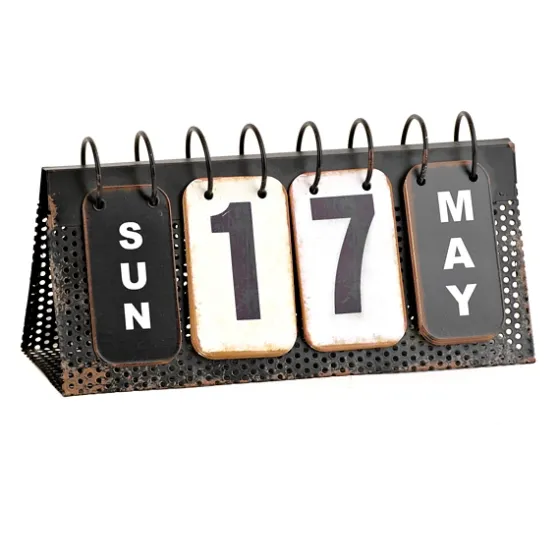 Metal Flip Calendar-Kirkland's Home Store