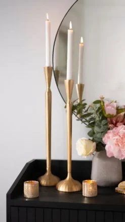 Metal Taper Candle Holder, 21 In.-Kirkland's Home Sale