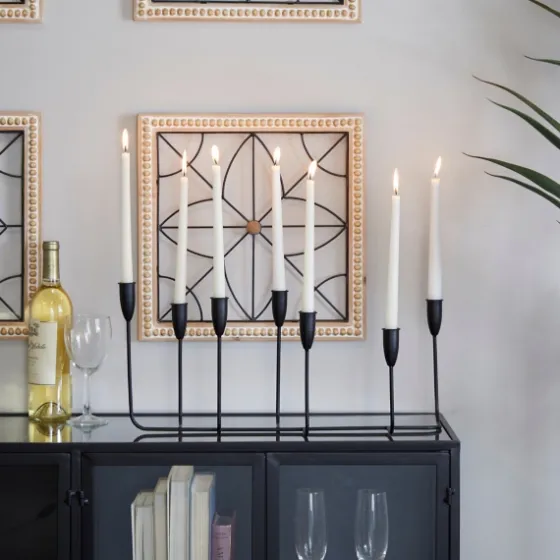 Metal Taper Candle Holder Runner-Kirkland's Home Outlet