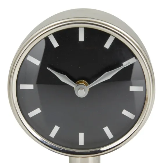 Metallic Steel Beveled Base Tabletop Clock-Kirkland's Home Discount