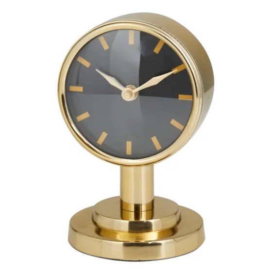 Metallic Steel Beveled Base Tabletop Clock-Kirkland's Home Cheap