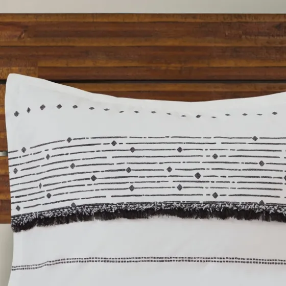 Mia Striped 3-Pc. King Duvet Cover Set-Kirkland's Home Outlet