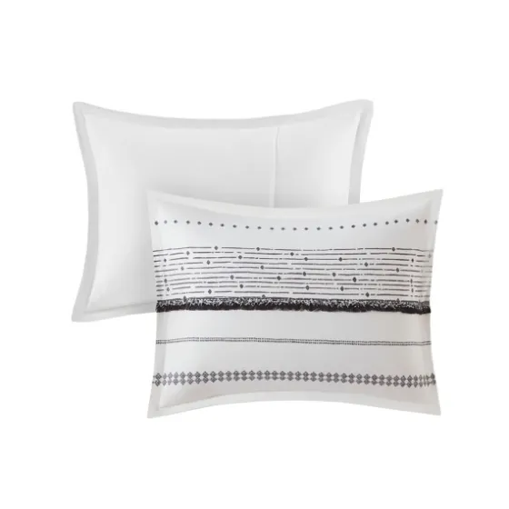 Mia White Striped 3-Pc. King Comforter Set-Kirkland's Home Hot
